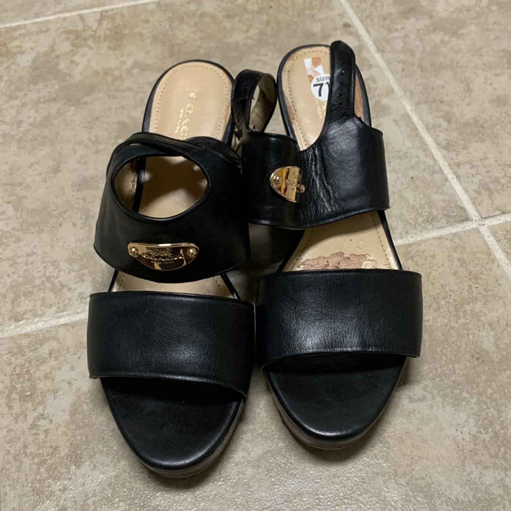 Coach Wedge Sandals